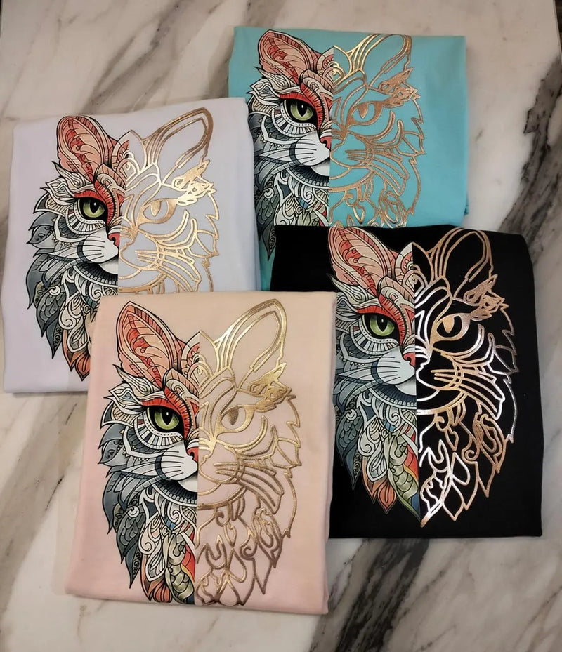 Blusa Gato Dorado